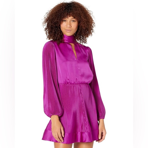 Milly Val Pleated Dress - Picture 2 of 6